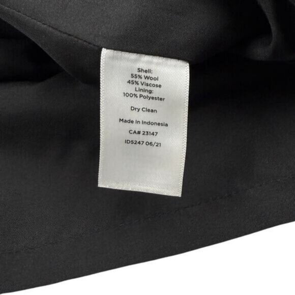 Talbots Wool Buffalo Plaid A-Line Skirt Size 14P Red Black - Picture 4 of 6